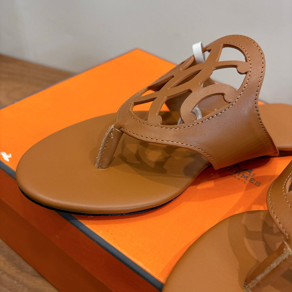 HM Mage Sandal Brown in Calfskin 744043