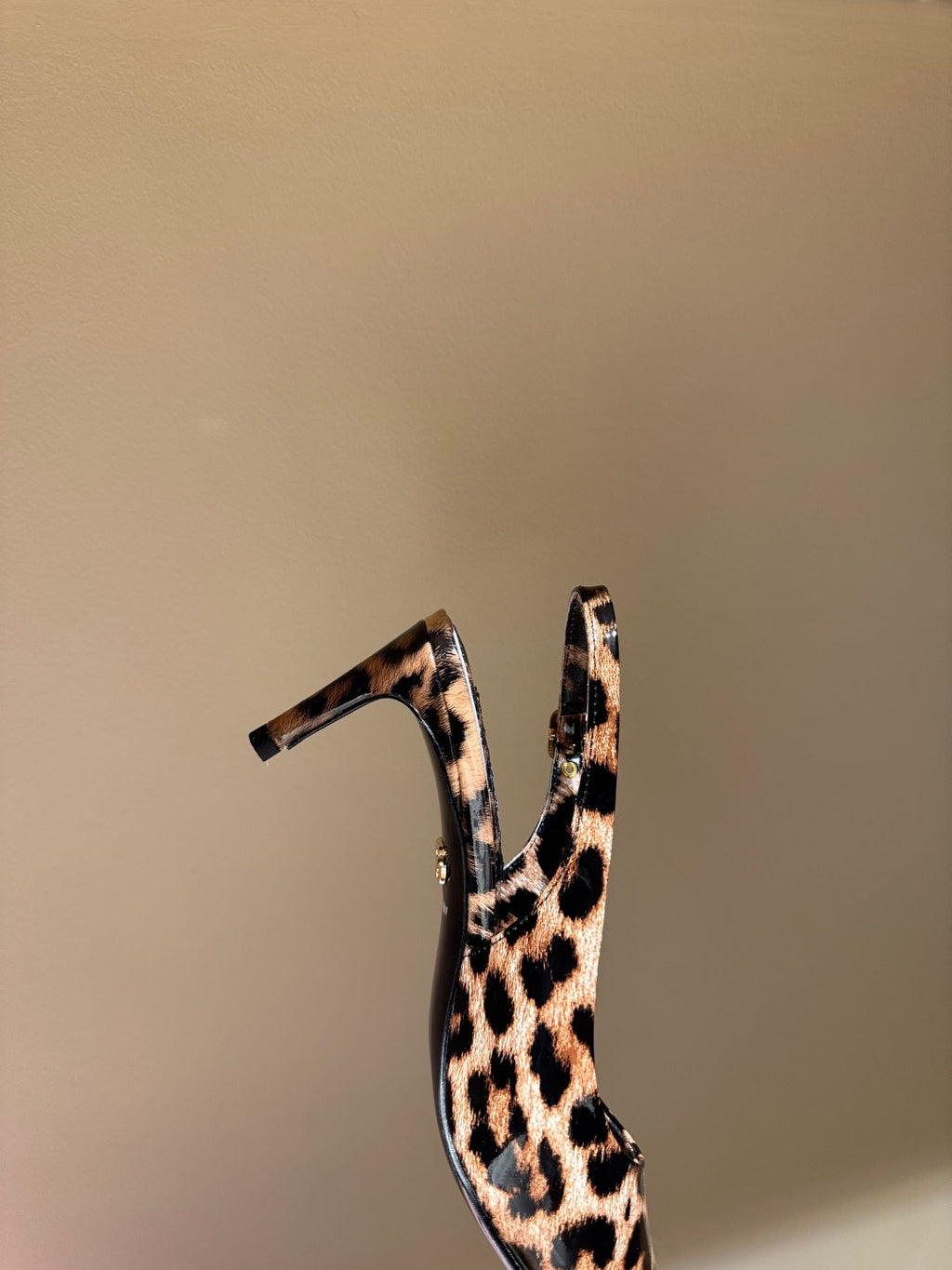 DC Slingback Pumps 65mm Leopard-Print Genuine And Sheepskin 379286
