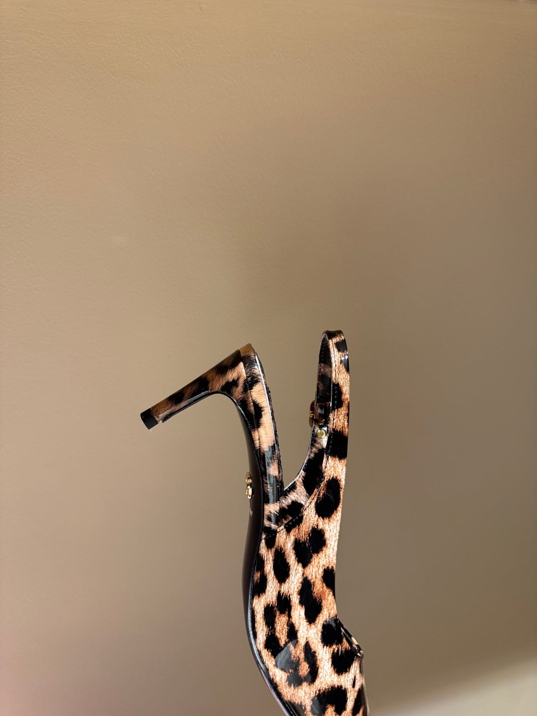 DC Slingback Pumps 65mm Leopard-Print Genuine And Sheepskin 379286