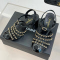 Cruise 25/26 Slingbacks 90mm Black Lambskin & Patent Calfskin