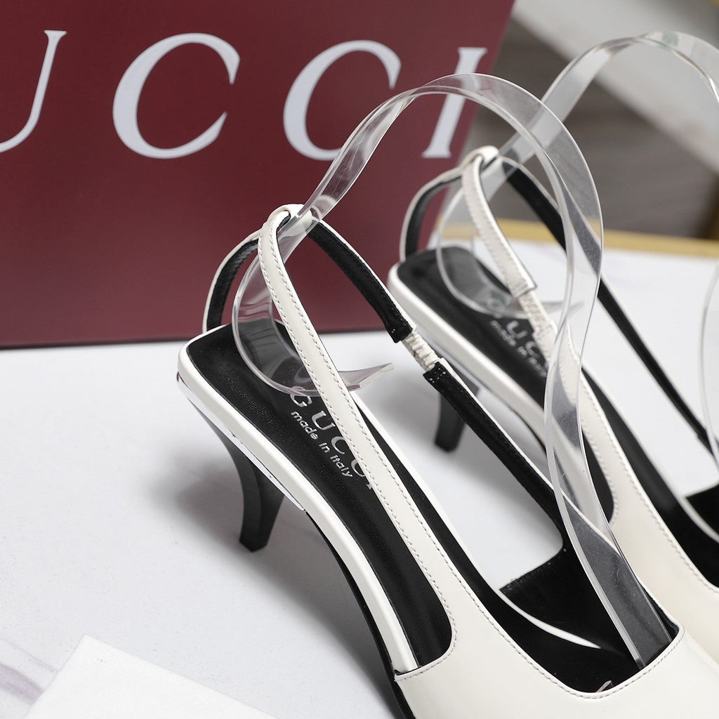 GG Cruise 2026 Slingback 55mm White Sheepskin 601089