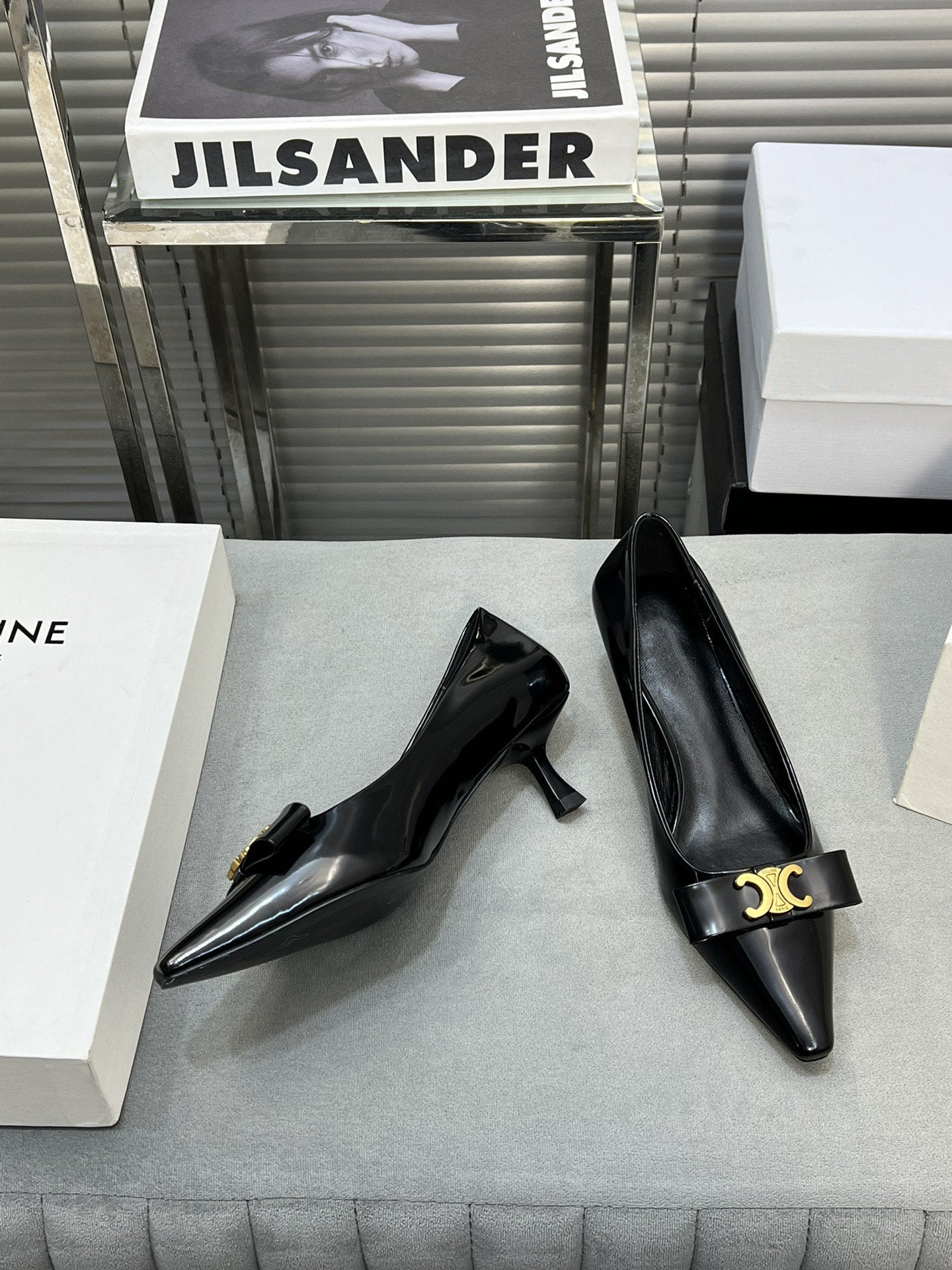 cl pumps 50 black calfskin