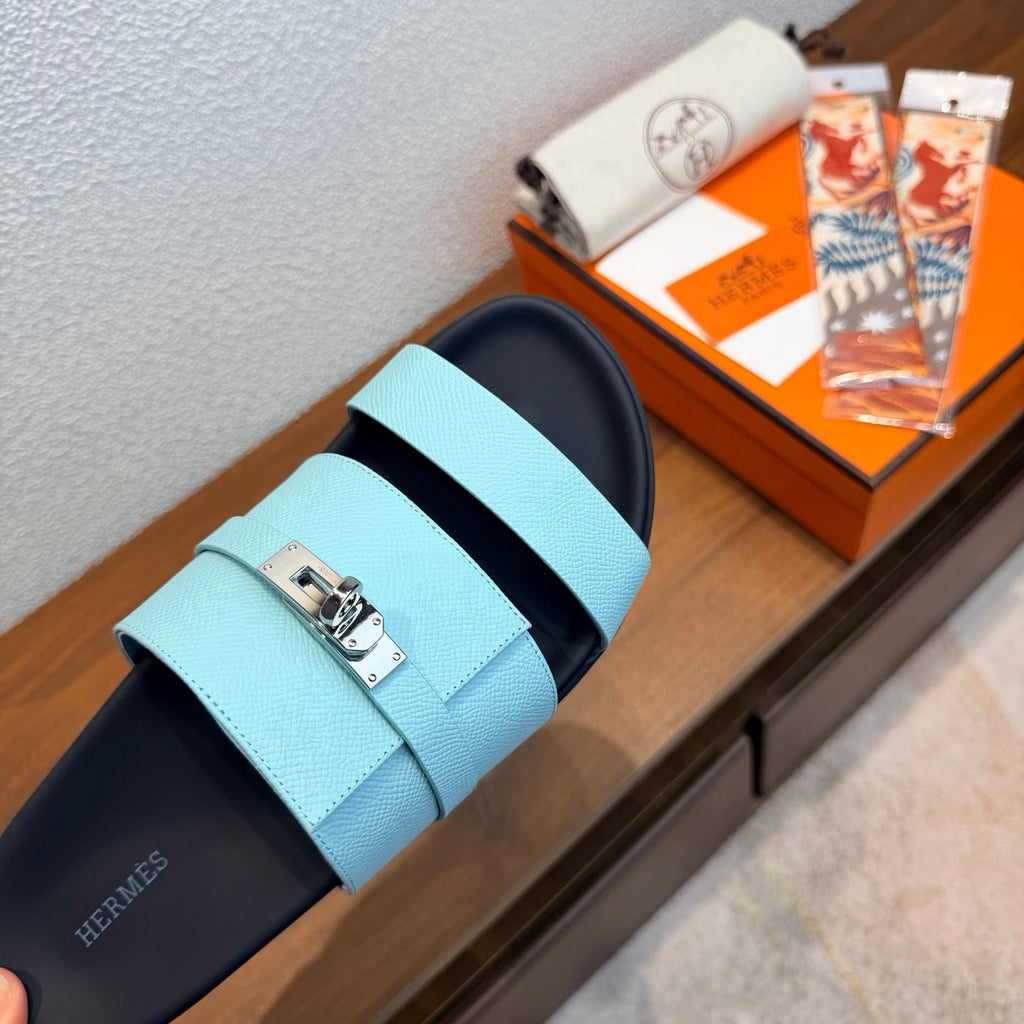 HM Jackson Sandals Light Blue Espom Leather 707174