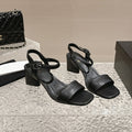 slingbacks sandal 60 black lambskin