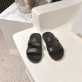 The Row 25s Foam Sandal In Black Rubber 340610