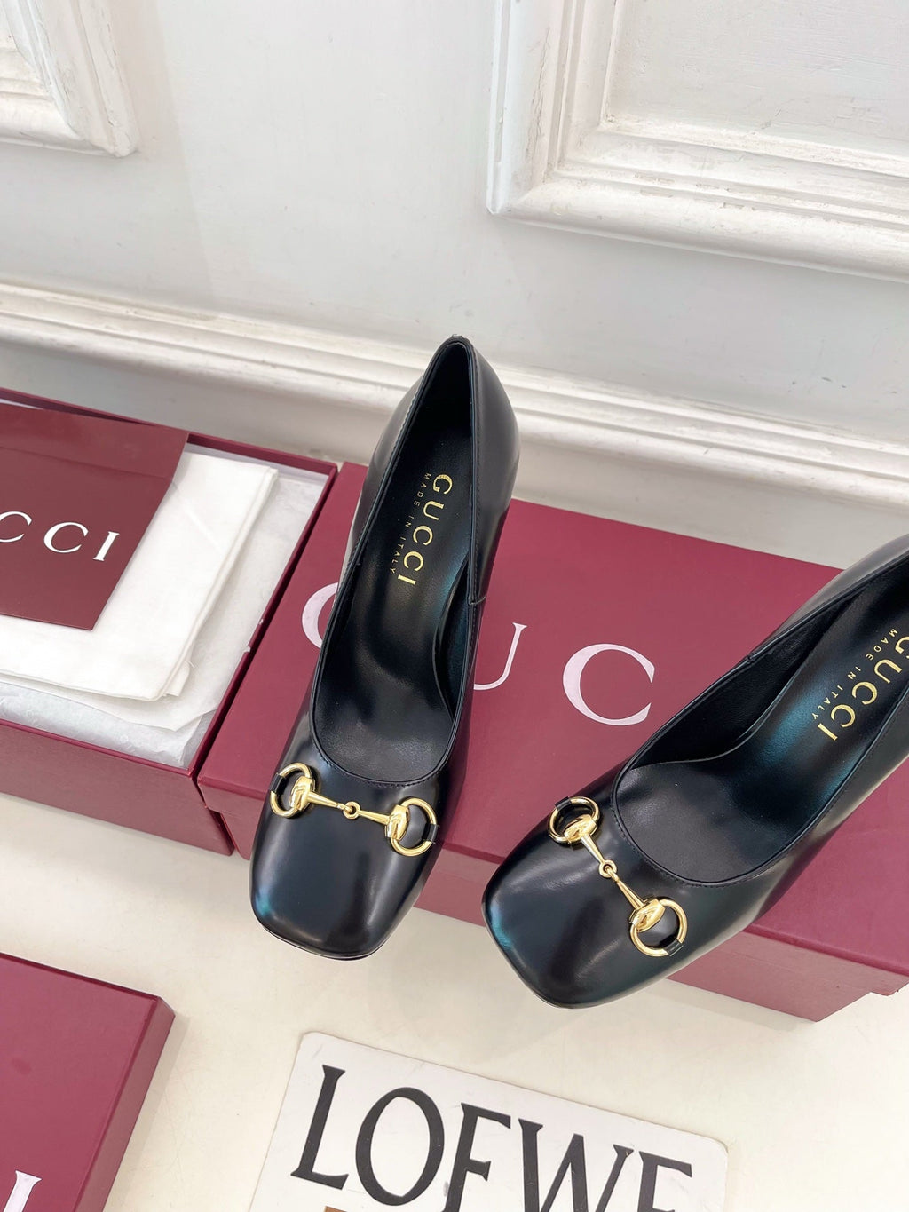 GG 26s Signora Pump 10cm Black Leather 640300