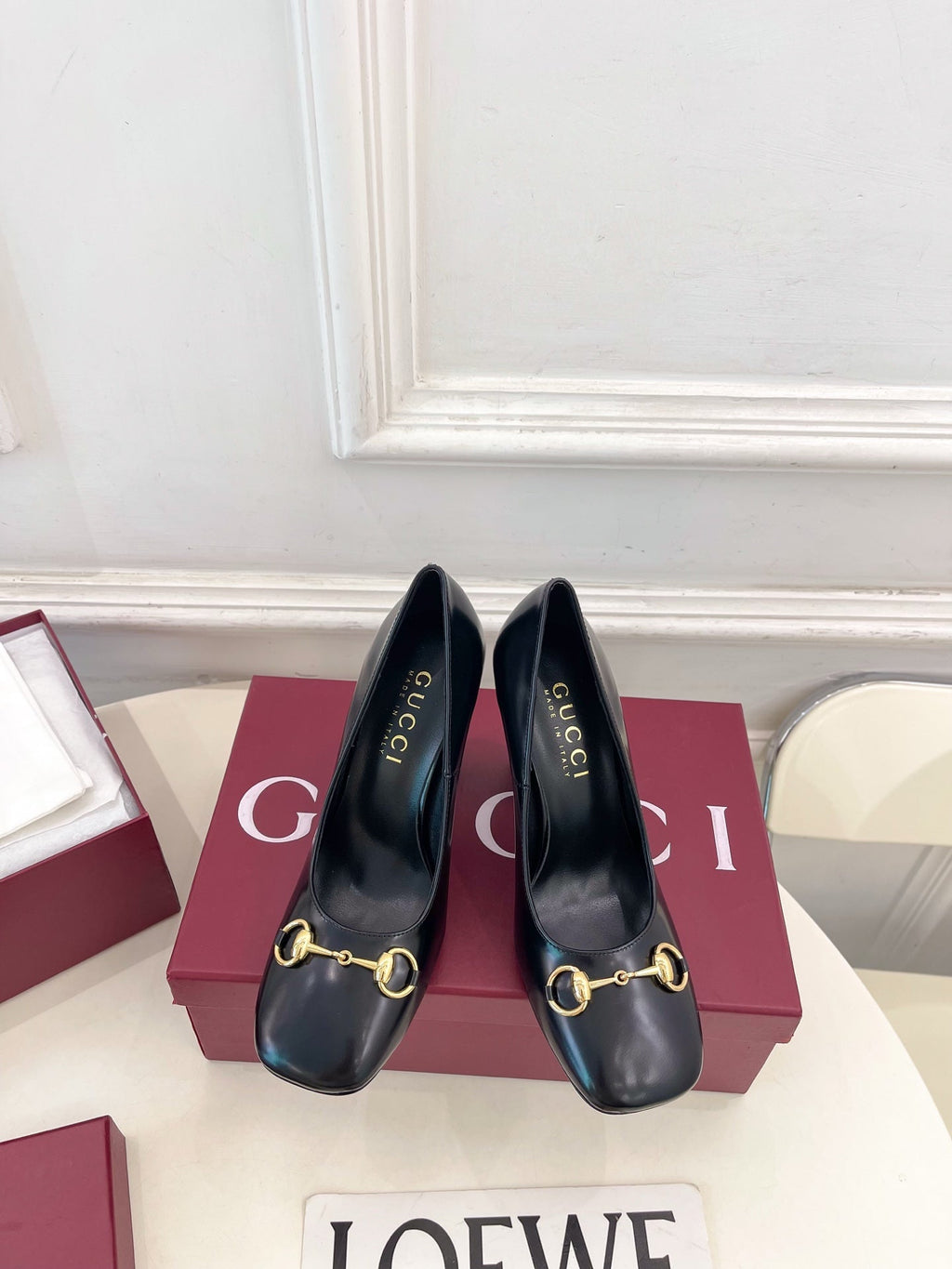 GG 26s Signora Pump 10cm Black Leather 640300
