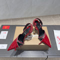 CL 26SS Slingback 100 Red Patent Leather 613789
