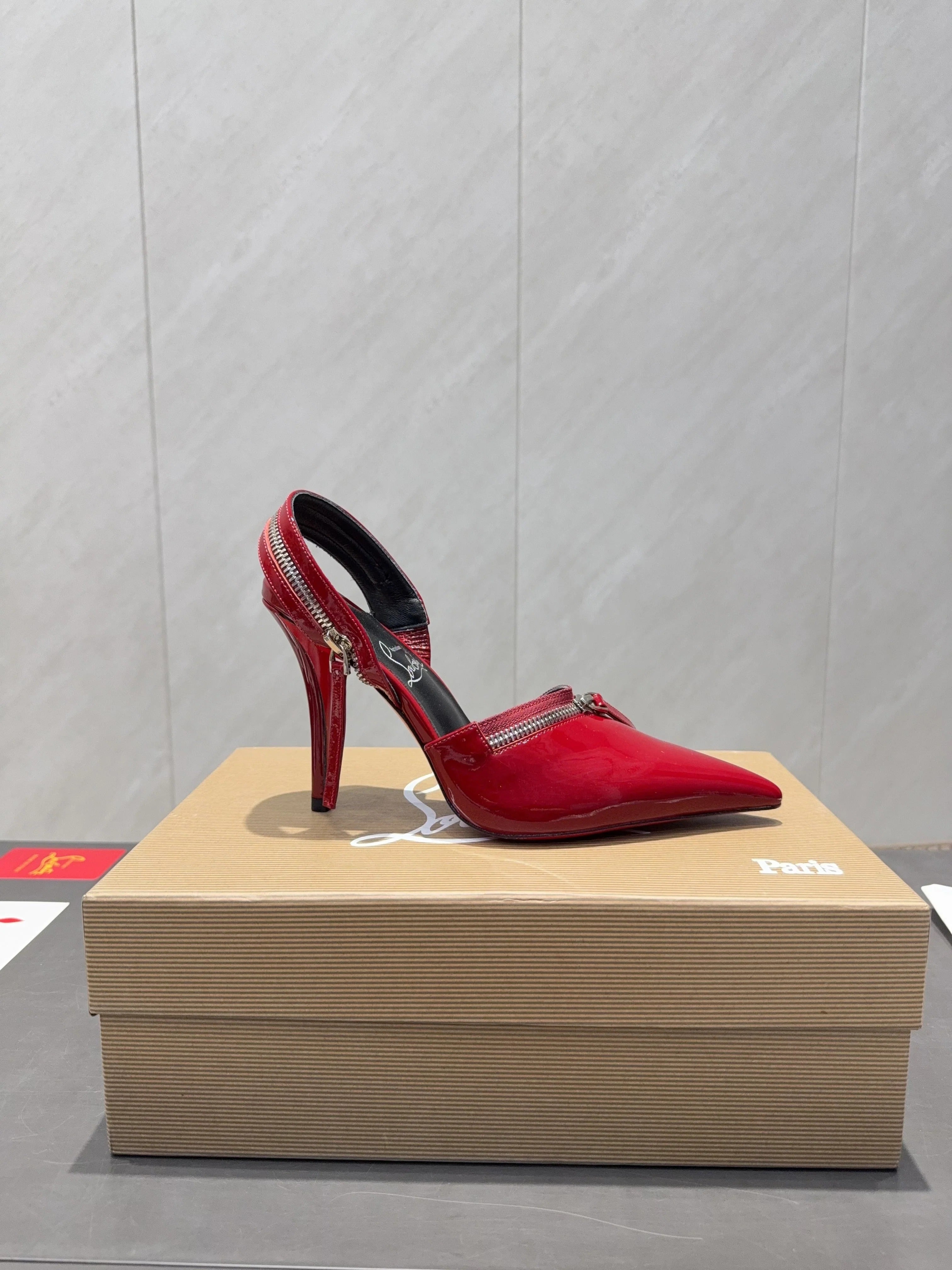 CL 26SS Slingback 100 Red Patent Leather 613789