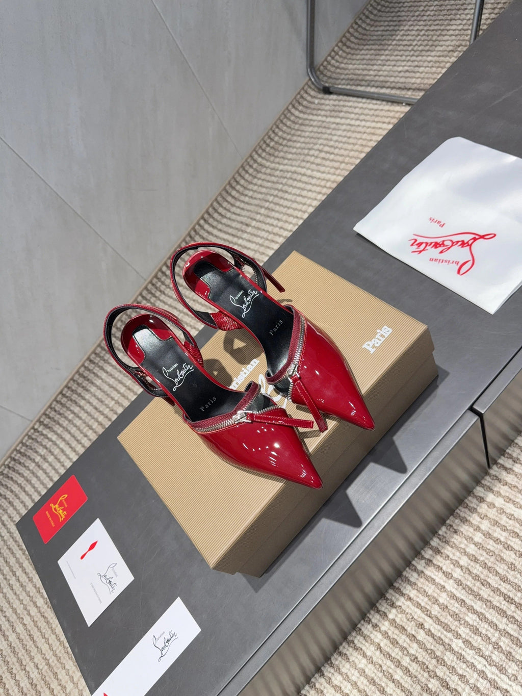 CL 26SS Slingback 100 Red Patent Leather 613789
